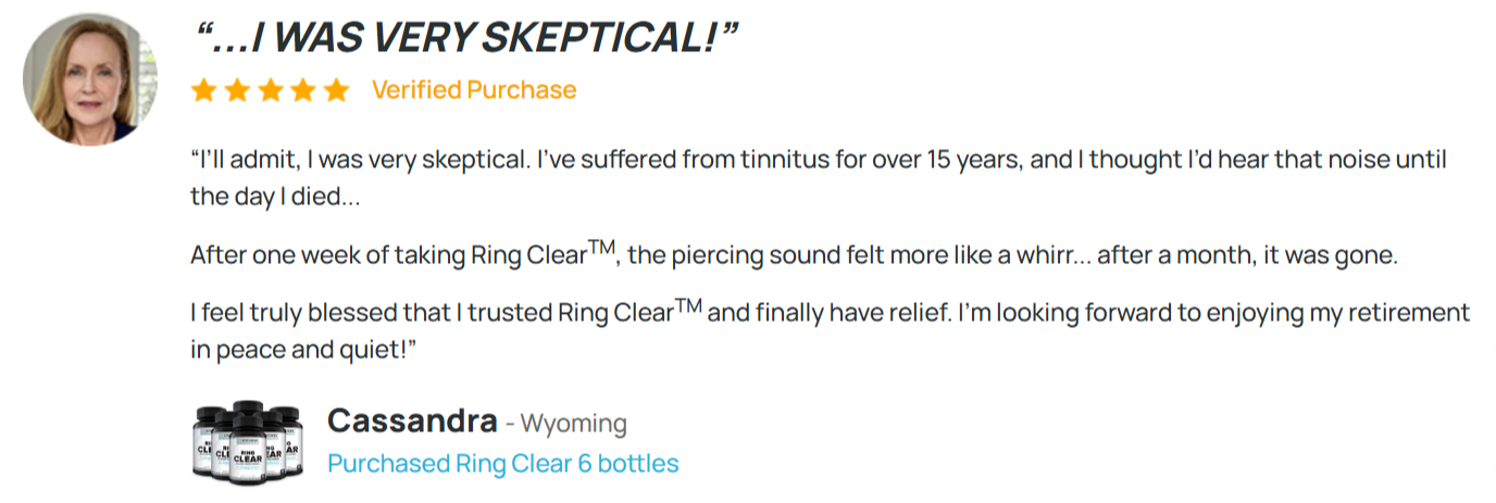 Ring-Clear Customer Reviews 2